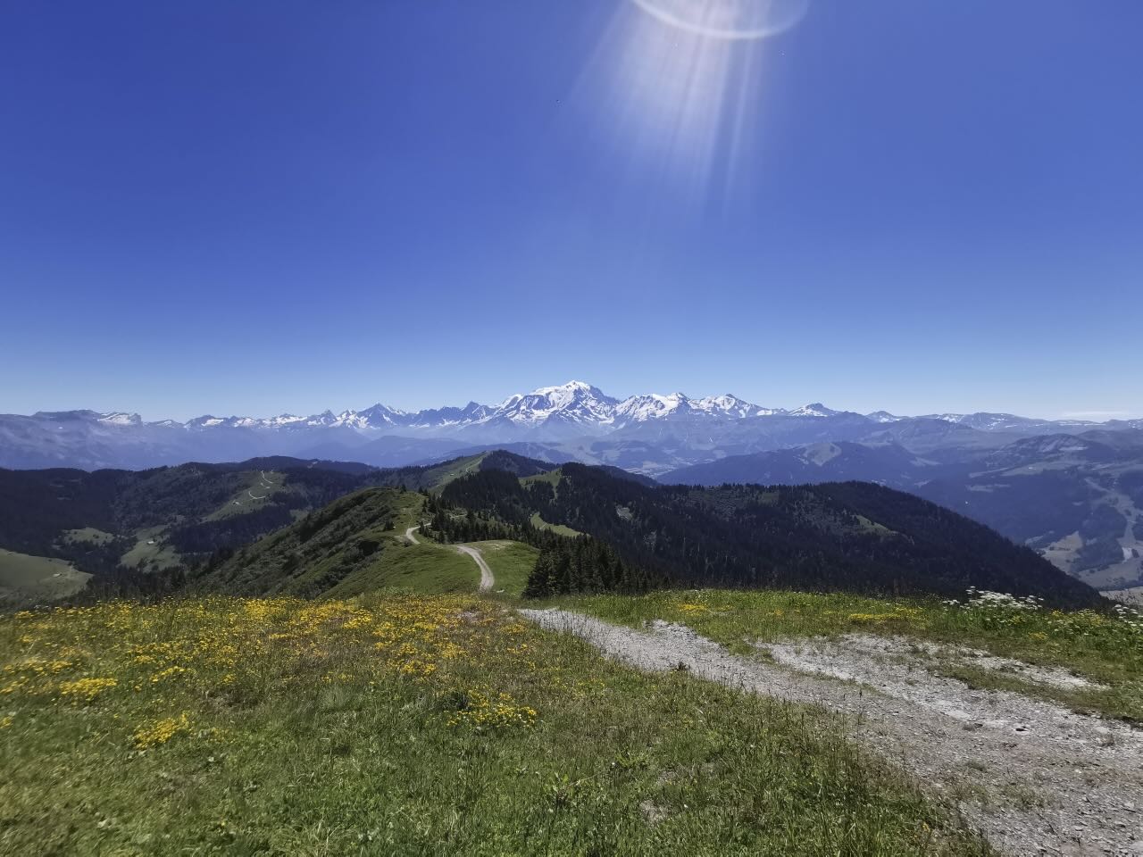 TOUR DES TËTES SUR LES HAUTEURS DE COMBLOUX — photo 2