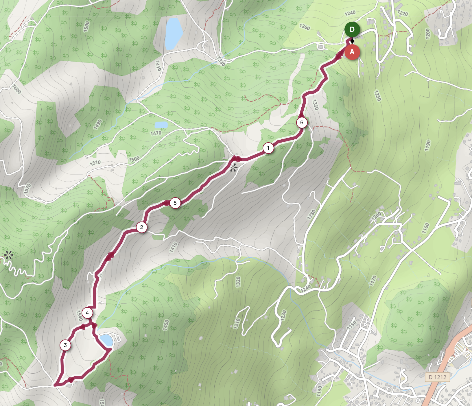BELVÉDÈRE DU JAILLET — carte