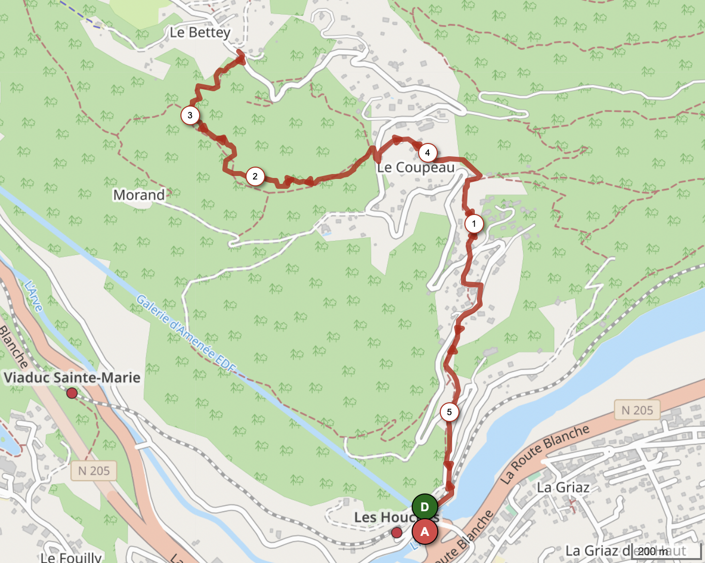LE BETTEY — carte