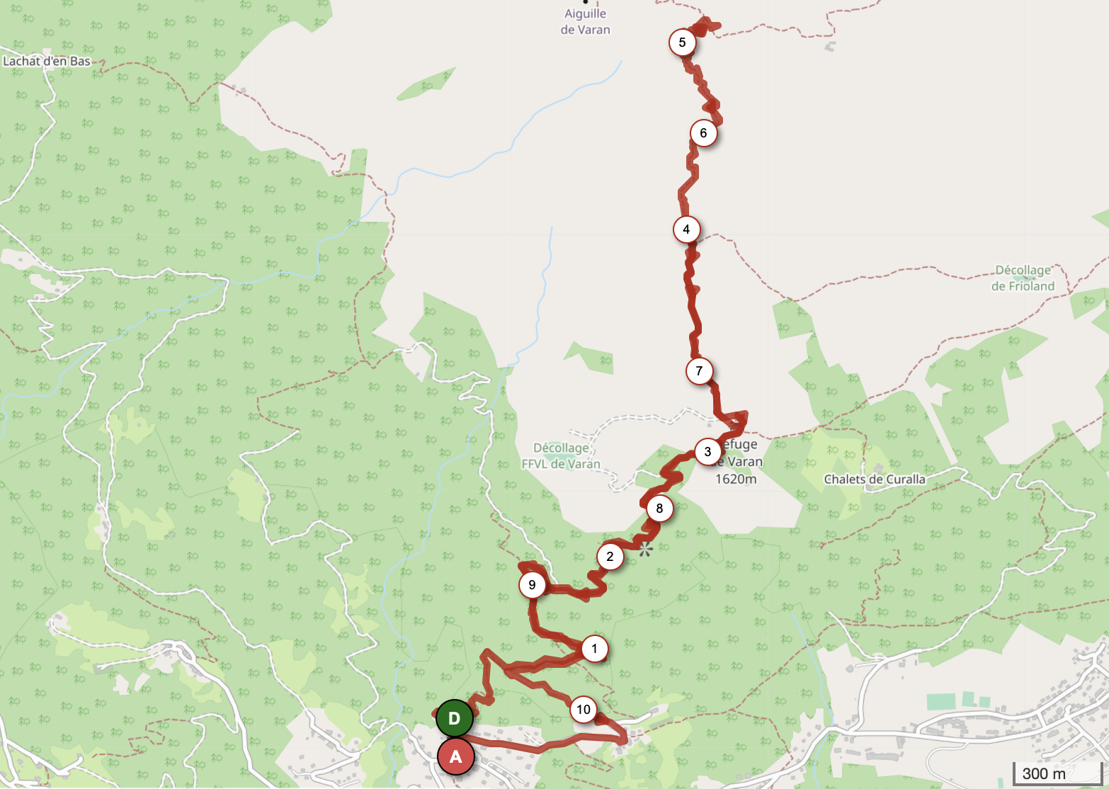 BARMEROUSSE PAR LES CHALETS DE VARAN — carte