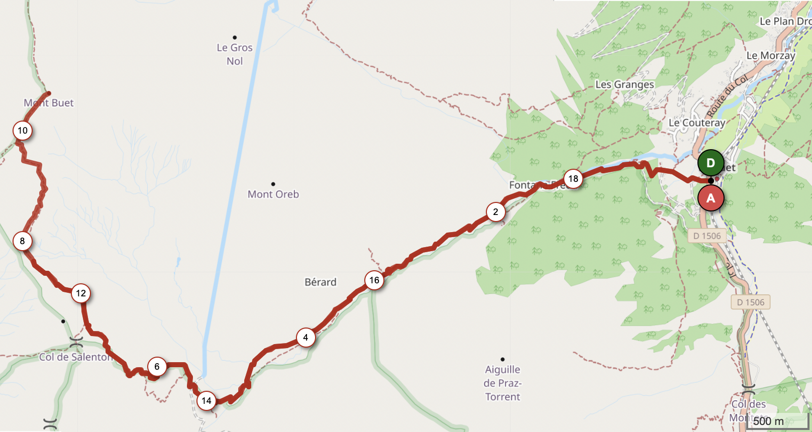MONT BUET — carte