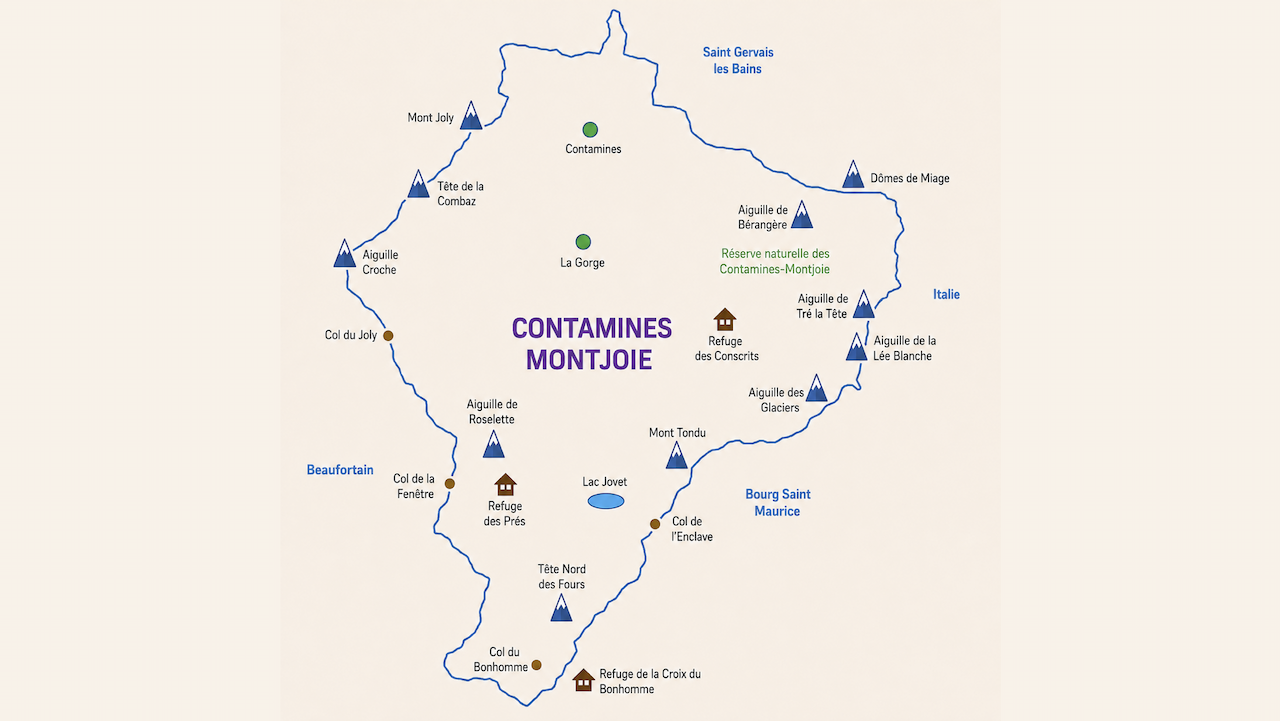 Carte de la commune