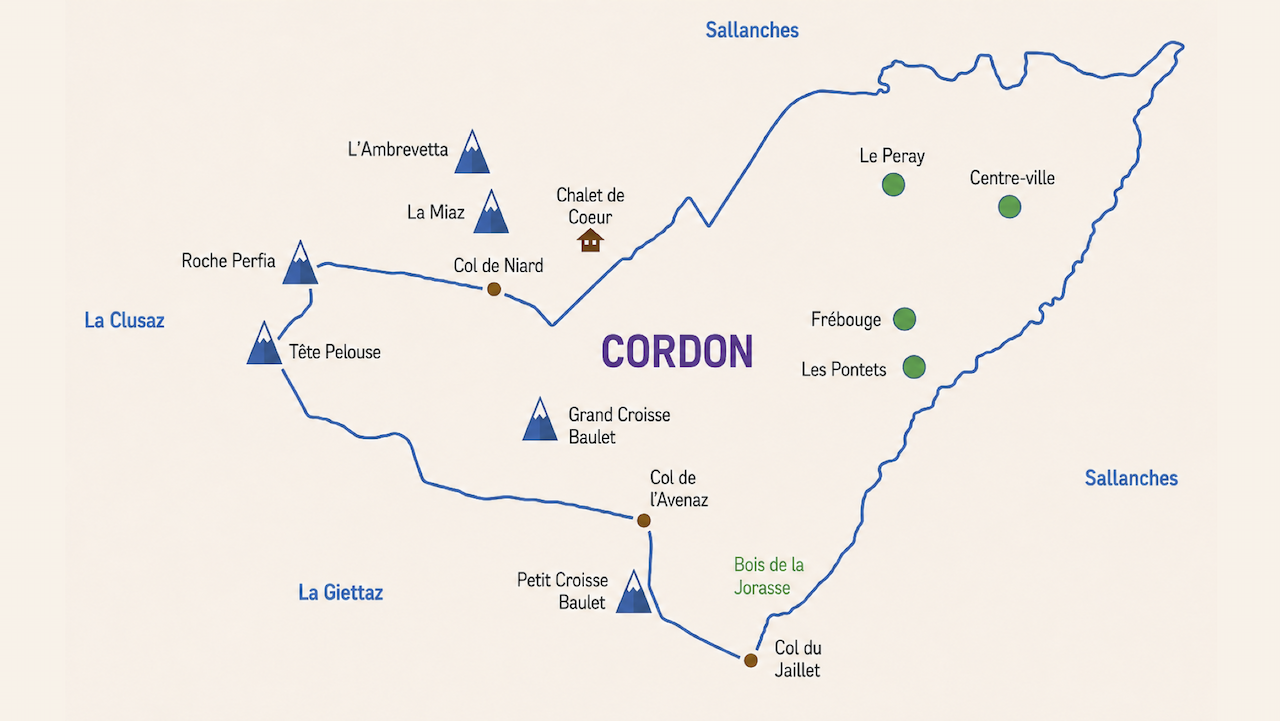 Carte de la commune