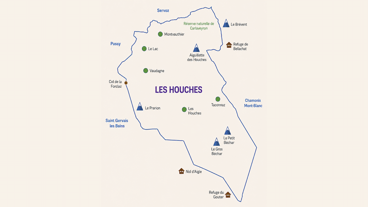 Carte de la commune