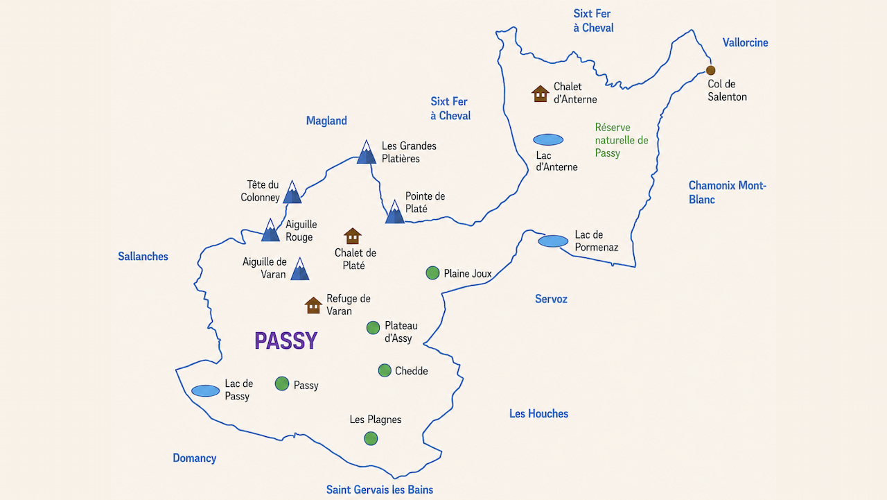 Carte de la commune