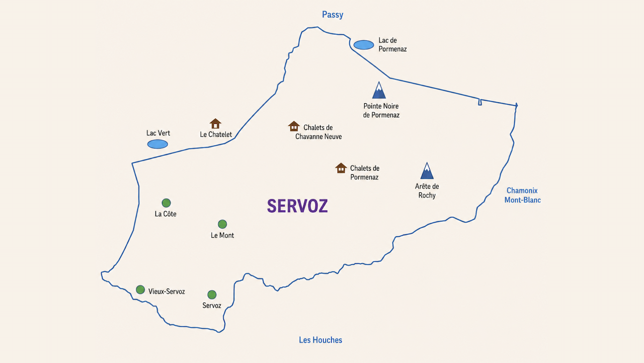 Carte de la commune