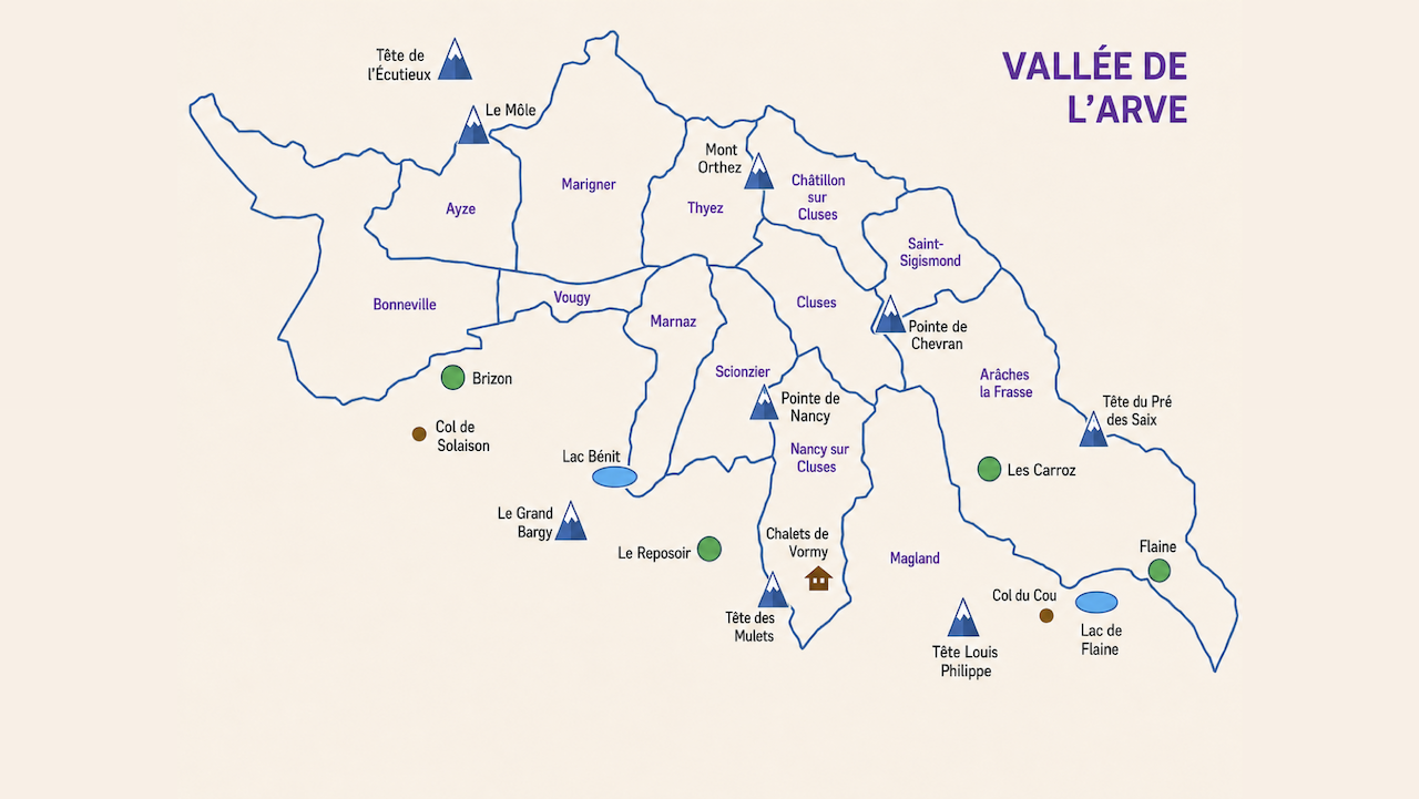 Carte de la commune