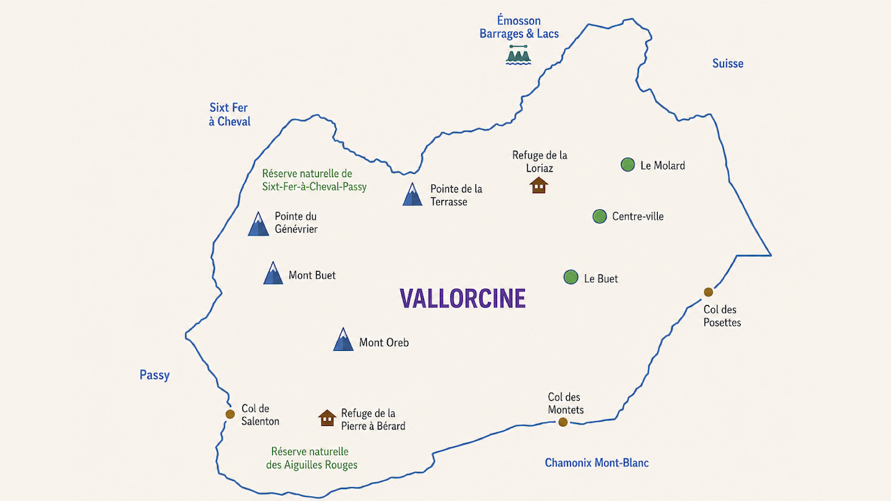 Carte de la commune